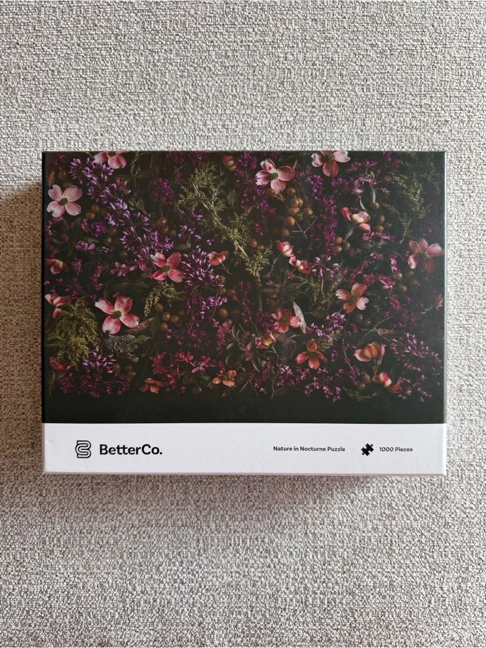 Better Co Nature in Nocturne Puzzle - Deep Purple Floral Evie Schafer